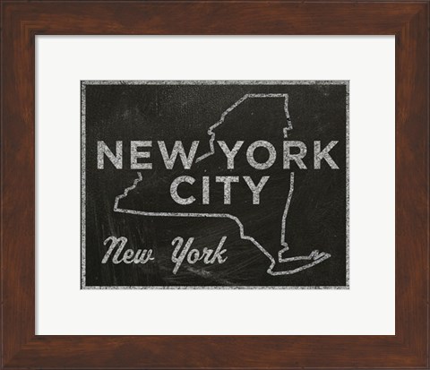 Framed New York City, New York Print