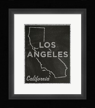 Framed Los Angeles, California Print