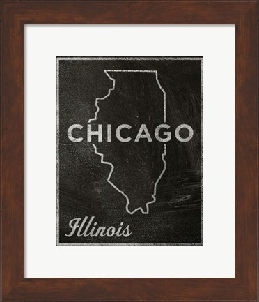 Framed Chicago, Illinois Print