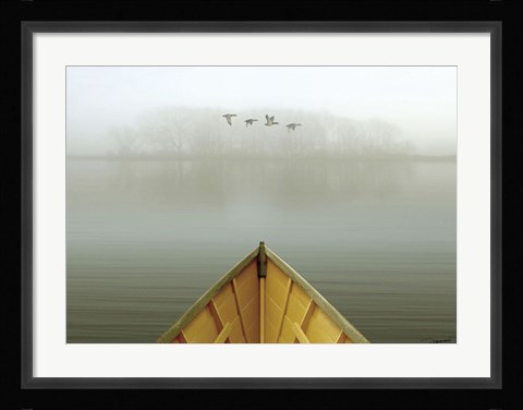 Framed Alone in the Mist 3 Print