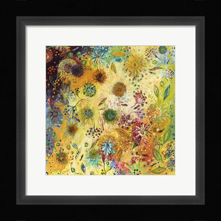 Framed Immersed In Shallow Waters Print