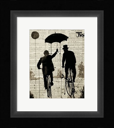 Framed Umbrella Print