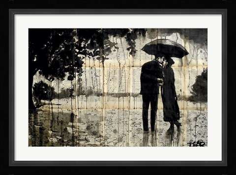 Framed Rainy Day Rendezvous Print