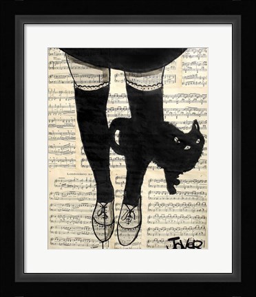 Framed This be Cat Print