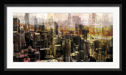 Framed Chicago Sky 10 Print