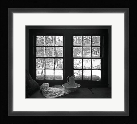 Framed Window Seat Blizzard Print