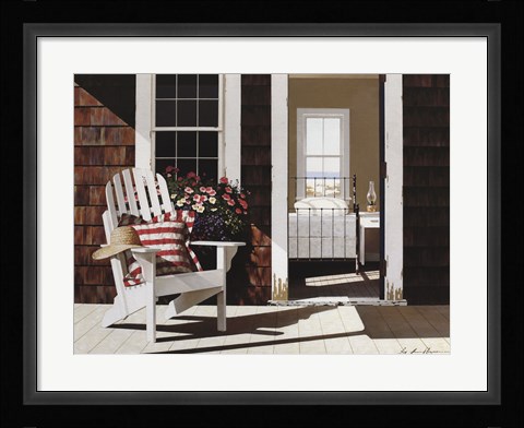Framed Summer Cottage Print