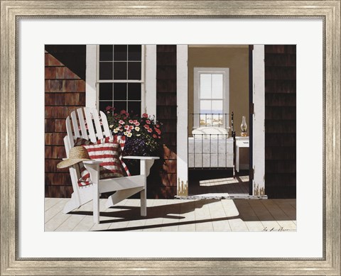 Framed Summer Cottage Print