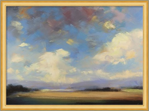 Framed Sky and Land II Print