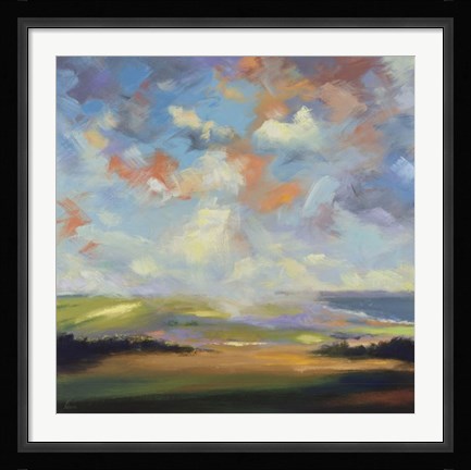 Framed Sky and Land VI Print