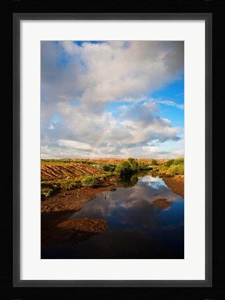 Framed Bali, Indonesia Suwung Waste dump, Serangan island Print