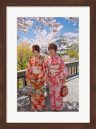 Framed Japan, Honshu island, Kyoto, Kiyomizudera Temple Print