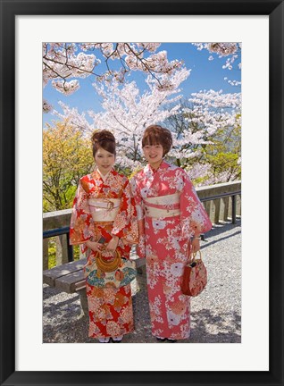 Framed Japan, Honshu island, Kyoto, Kiyomizudera Temple Print