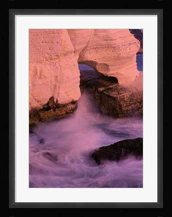 Framed Elephants Foot Limestone Formation, Israel Print