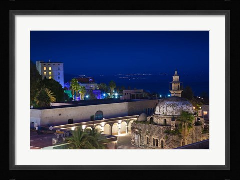 Framed Israel, The Galilee, Tiberias, Al-Amari Mosque Print
