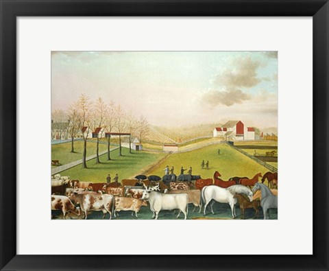 Framed Cornell Farm, 1848 Print