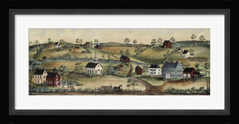 Framed Town &amp; Country Print