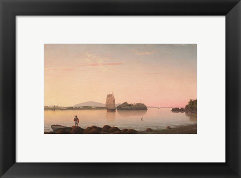 Framed Owl's Head, Penobscot Bay, Maine, 1862 Print