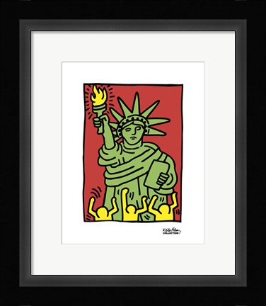 Framed Statue of Liberty, 1986 Print