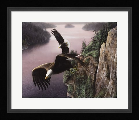 Framed Wings Over the St. Croix Print