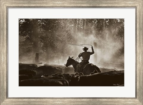 Framed Lost Canyon Roundup Print