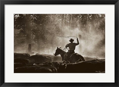 Framed Lost Canyon Roundup Print