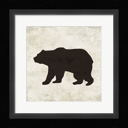 Framed Bear Print