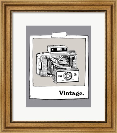 Framed Vintage Print
