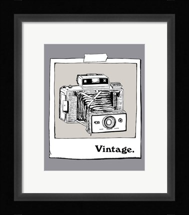 Framed Vintage Print