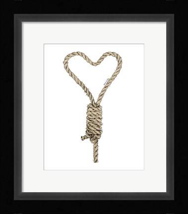 Framed Love Kills Print