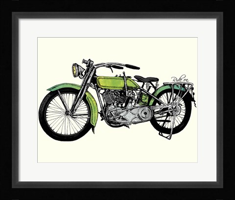 Framed Ride On Print