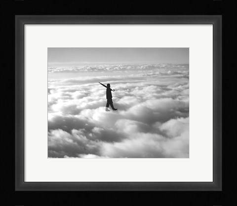 Framed Walk in the Clouds Print