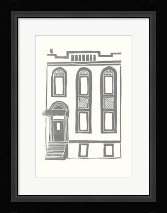 Framed Williamsburg Building 2 (199 Maujer Street) Print