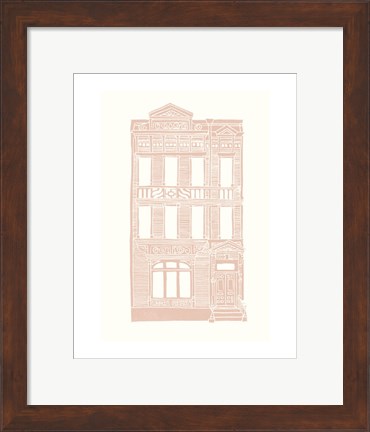 Framed Williamsburg Building 3 (Queen Anne) Print