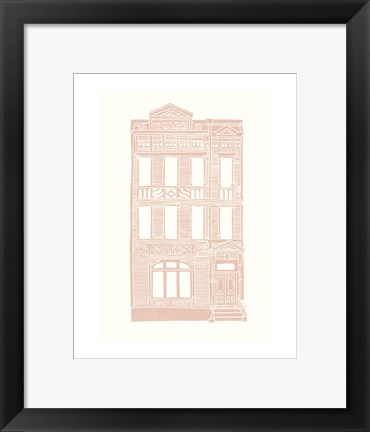 Framed Williamsburg Building 3 (Queen Anne) Print
