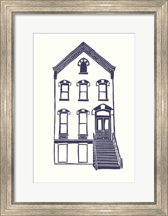 Framed Williamsburg Building 5 (Next Door on Maujer) Print