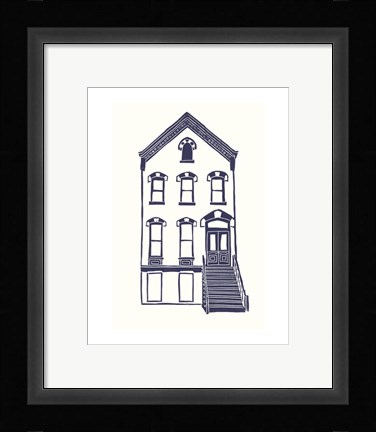 Framed Williamsburg Building 5 (Next Door on Maujer) Print