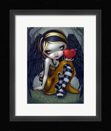 Framed Heart of Nails Print