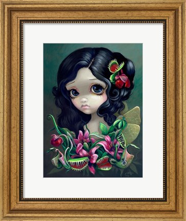 Framed Carnivorous Bouquet Fairy Print