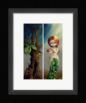 Framed Eve and the Tree of Knowledge Print