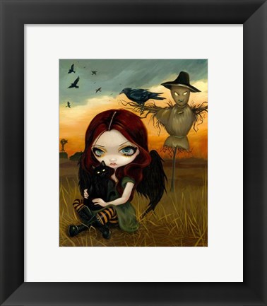 Framed Scarecrow Print