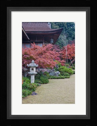 Framed Okochi Sanso Villa, Sagano, Arashiyama, Kyoto, Japan Print