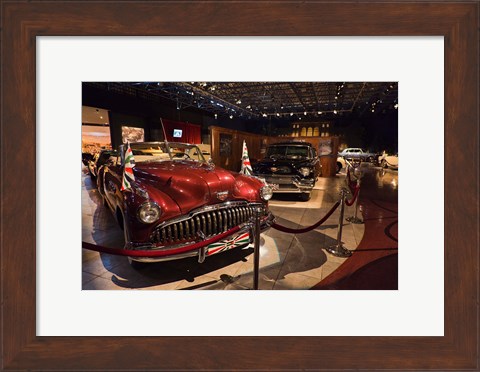 Framed Jordan, Amman, Royal Automoblie Museum, Classic Car Print