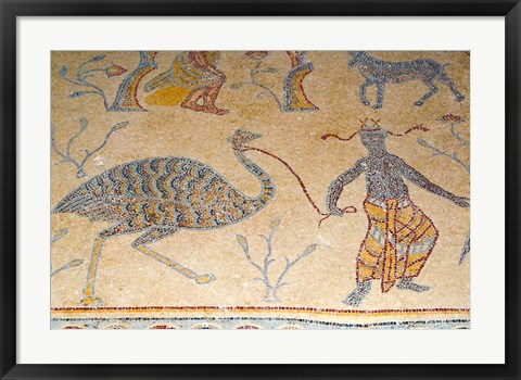 Framed Mosaics, Moses Memorial Church, Mount Nebo, East Bank Plateau, Jordan Print