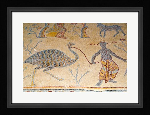 Framed Mosaics, Moses Memorial Church, Mount Nebo, East Bank Plateau, Jordan Print