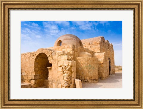 Framed Qusayr Amra or Quseir Amra, Hummayad Hunting Pavilion, Jordan Print