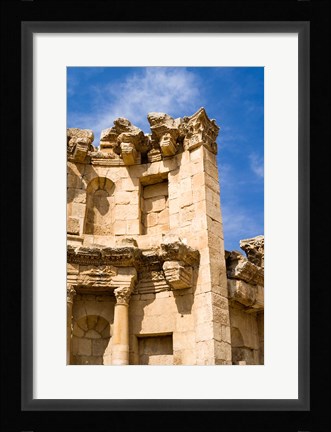 Framed Nymphaeum, Once the Roman city of Gerasa, Jerash, Jordan Print