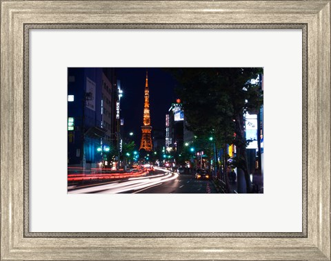 Framed Tokyo Tower, Roppongi, Tokyo, Japan Print