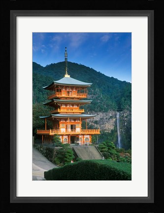 Framed Kumano Nachi Shrine, Katsuura, Wakayama, Japan Print