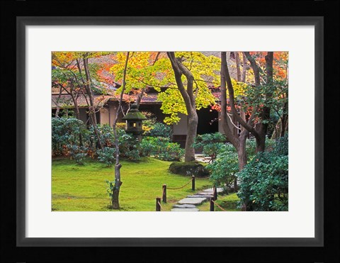 Framed Okochi Sanso, Arashiyama, Kyoto, Japan Print